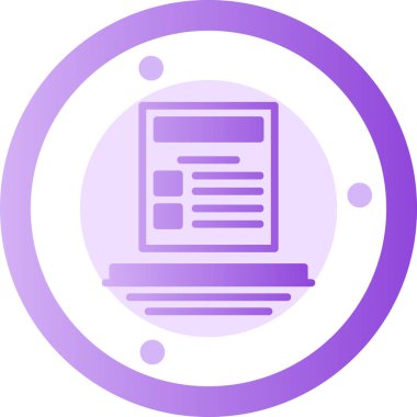 Modern b simgesinin vektör illüstrasyonu