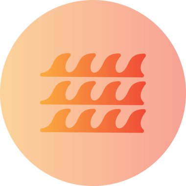 Bir dairenin kırmızı arkaplanının vektör çizimi