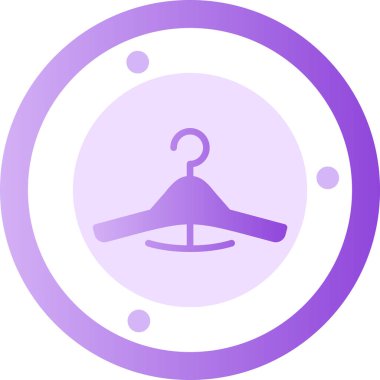 Askı. Web simgesi basit illüstrasyon