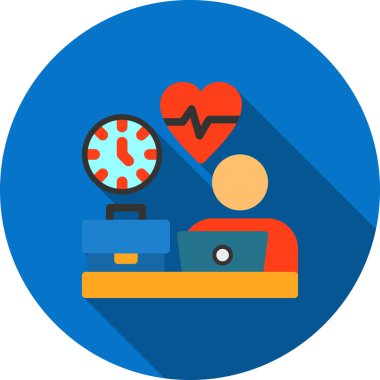 Modern tıbbi simgenin vektör illüstrasyonu