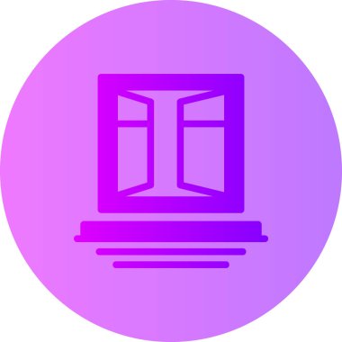 Mobilya simgesinin vektör illüstrasyonu