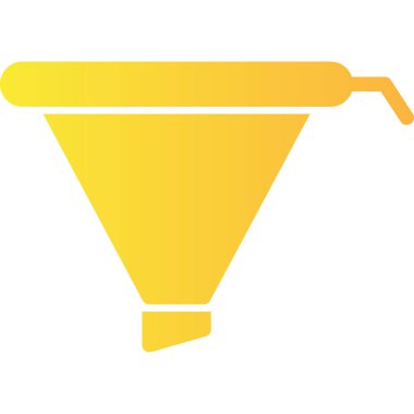 Şeffaf bir arkaplanda huni vektör çizimi. Birinci kalite semboller. Konsept ve grafik tasarımı için vuruş simgesi.
