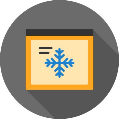 Dizüstü bilgisayar simgesi vektör çizimi