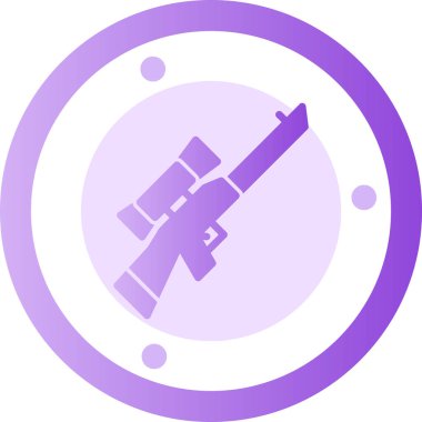 Bir teleskop simgesinin vektör çizimi