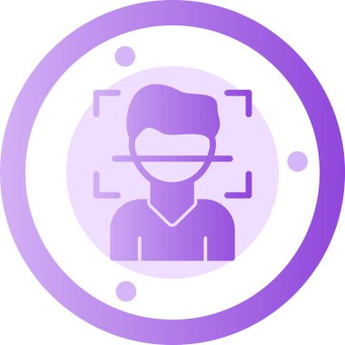 Moda Biçimli Avatar Simgesi İzole Arkaplan