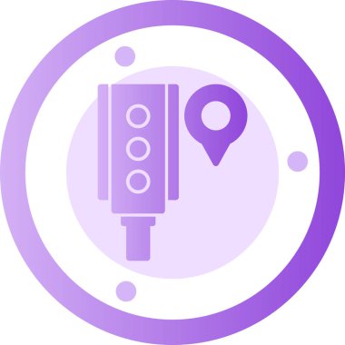 konumu simgesi harita, illüstrasyon vektör