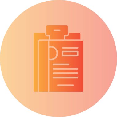 Dosya simgesinin vektör illüstrasyonu