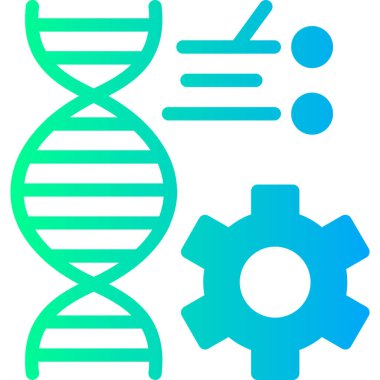 dna. Web simgesi basit illüstrasyon