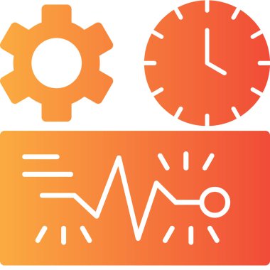 saat simgesinin vektör kümesi