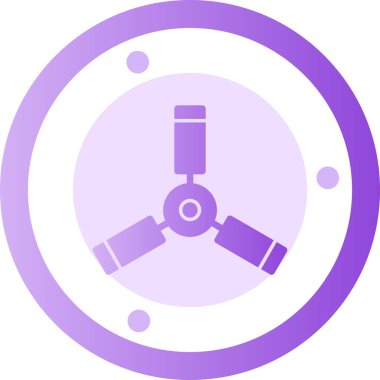 Gaz b simgesinin vektör çizimi