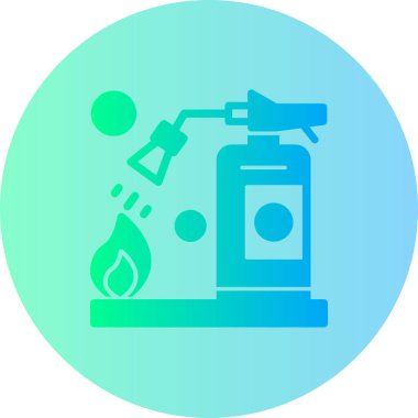 Benzin istasyonu simgesinin vektör illüstrasyonu