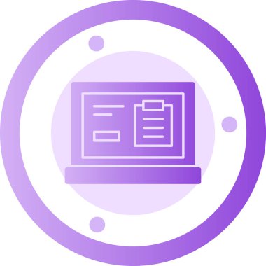 Web simgesi vektör illüstrasyonu