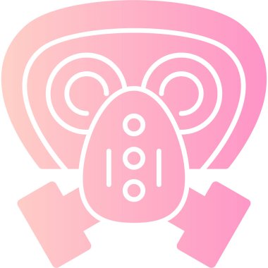 hayvan simgesi, vektör illüstrasyonu