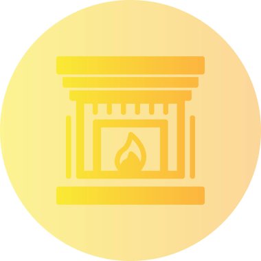 Ateş simgesinin vektör illüstrasyonu