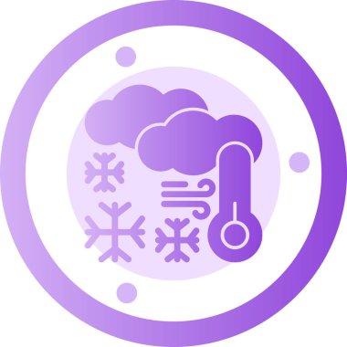 Kar Tanesi simgesinin vektör çizimi