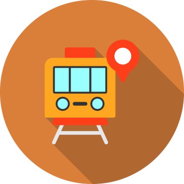 Harita simgesi. vektör illüstrasyonu