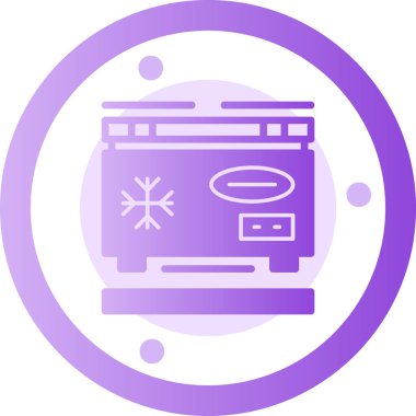 Dondurucu Glyph Griedent, Vektör İllüstrasyonu