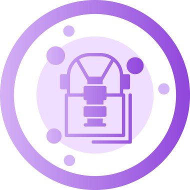 Modern b simgesinin vektör illüstrasyonu