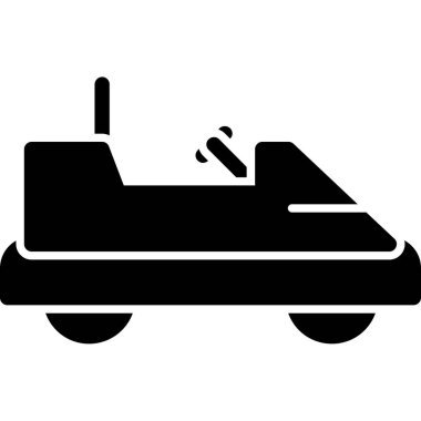 araba kazası simgesi, basit biçim