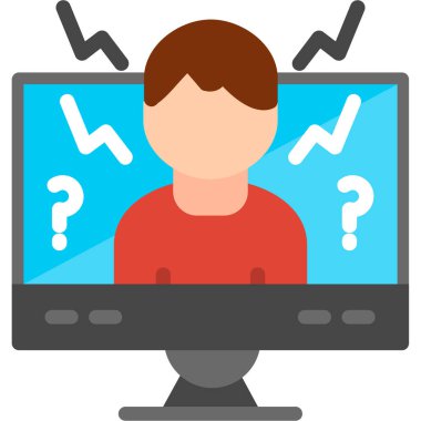 Soru işareti olan adam