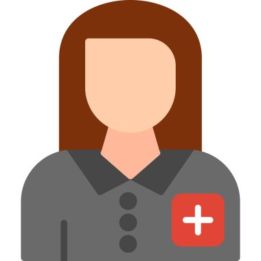 Kadın Avatar vektör çizim