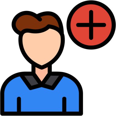 Dosyalanmış özet biçiminde avatar adam kullanıcı simgesi