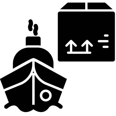 tekne ikonu vektör illüstrasyonu