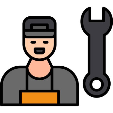 Tamirci adam anahtar ile