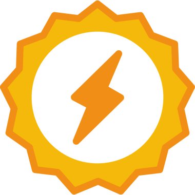 Güç. Web simgesi basit illüstrasyon