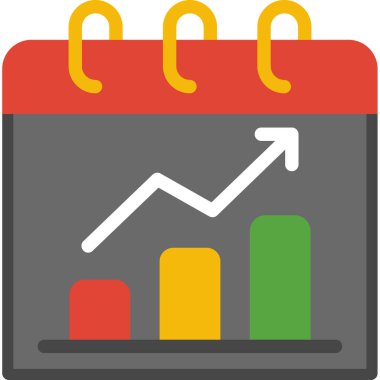 grafik vektörü düz çizgi simgesi