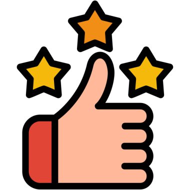 başparmak yukarı geri bildirim simgesi