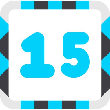 bir numaralı simge işaret sembolü tasarımı