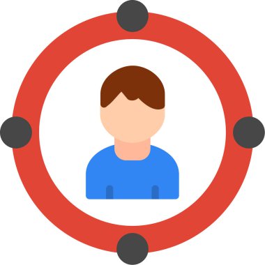 insanlar simge vektör illüstrasyonu