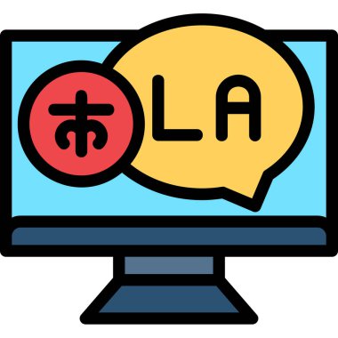 Çince konuş. Basit resimleme