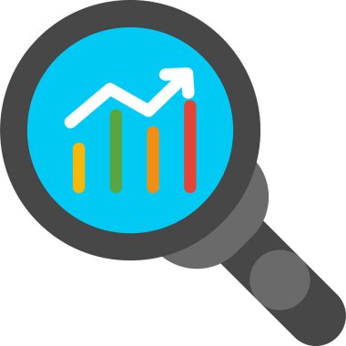 düz biçimli analiz iş grafiği simgesi