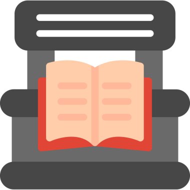 kitap öğrenme eğitim simgesi - özet biçimi