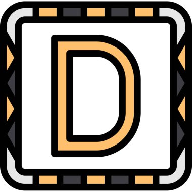 d vektör çizim mektup