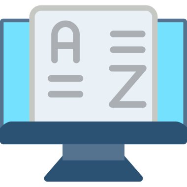 iş belgesi dosya simgesi doldurulmuş özet biçimi