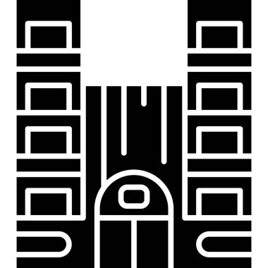 mimari binası 3d illüstrasyon