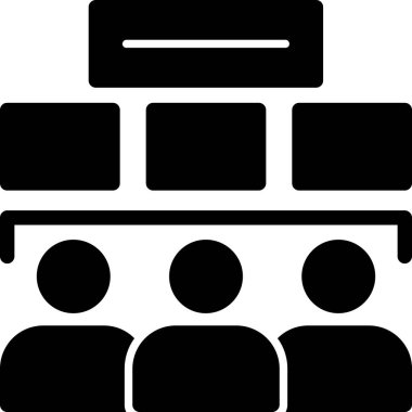 Mobilya ikonunun vektör illüstrasyonu