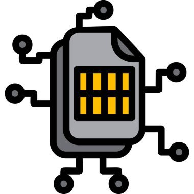 Bilgisayar Cpu vektör simgesi