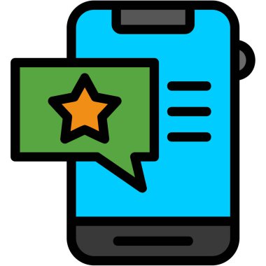 akıllı telefon simgesi vektör illüstrasyonu