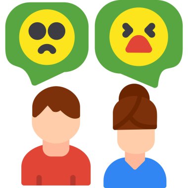 insanlar ve duygu vektör simgesi