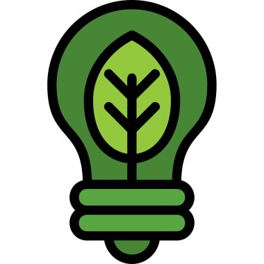 Ampul. Web simgesi basit illüstrasyon