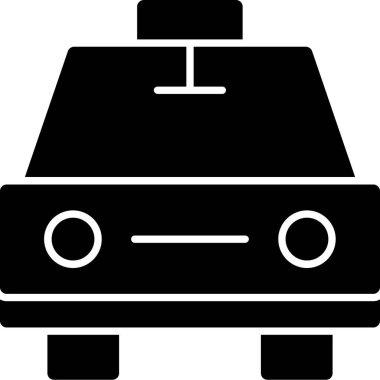 araba simgesi vektör illüstrasyonu