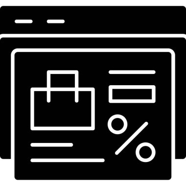 Bilgisayar. Web simgesi basit illüstrasyon