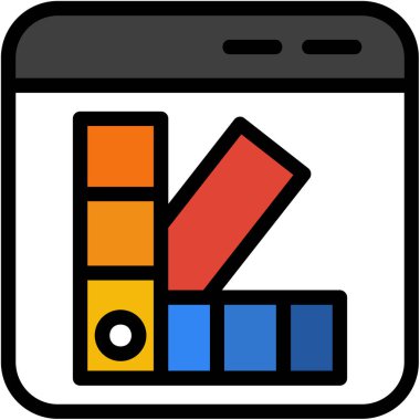 Modern eğitim ikonunun vektör illüstrasyonu