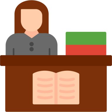 iş kadını vektör illüstrasyonu