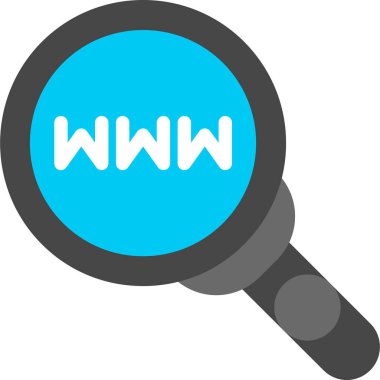 Ara. Web simgesi basit illüstrasyon