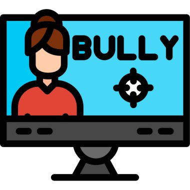 Bilgisayarlı kadın. konsept vektör illüstrasyonu.